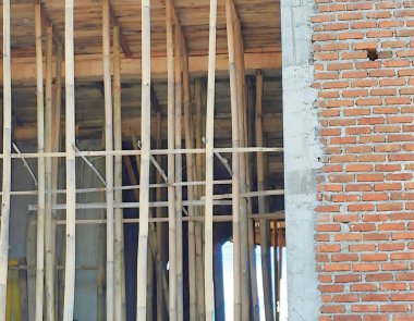 House İnşaat Tedavi Edilemeyen Beton İçin Ahşap Form Kullanımı