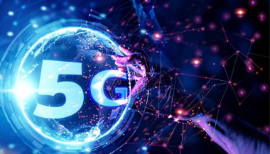 5G ağı, yüksek hızlı internet, yüksek hızlı mobil internet.