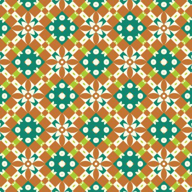 Soyut geometrik süslemeli kusursuz desen. Arkaplan dokusu tekrarlanıyor