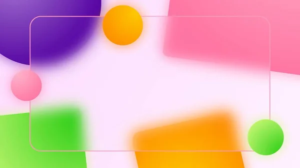 Abstrakcyjny Geometryczny Kolorowy Nowoczesny Wektor Tła Ilustracja — Zdjęcie stockowe