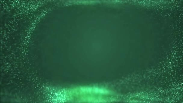 Neon Işıkları Kalp Tüneli Parçacıklarını Sever Arkaplan Sihirli Parçacıklar Işık — Stok video