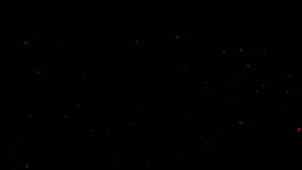 Neon Lichten Liefde Hart Tunnel Deeltjes Achtergrond Magische Deeltjes Licht — Stockvideo