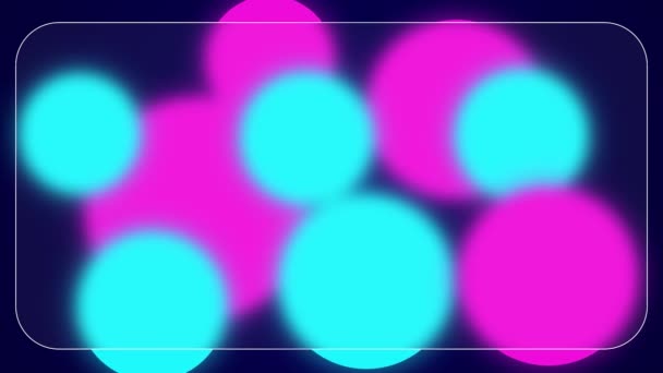Стекломорфизм Фоновые Цветовые Эффекты Анимация Графика Современные Цвета Материи — стоковое видео