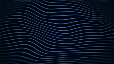 çizgi gece ve hareket grafik efekti element parçacıkları için sakin sinyal konsepti parlak mavi parıltı tasarımında en popüler soyut ışık parıltısı rengi döngü dalgası dijital akışıdır