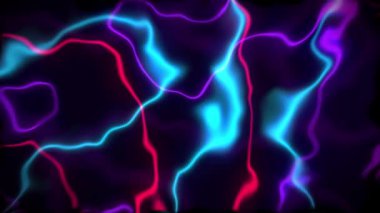 çizgi gece ve hareket grafik efekti element parçacıkları için sakin sinyal konsepti parlak mavi parıltı tasarımında en popüler soyut ışık parıltısı rengi döngü dalgası dijital akışıdır