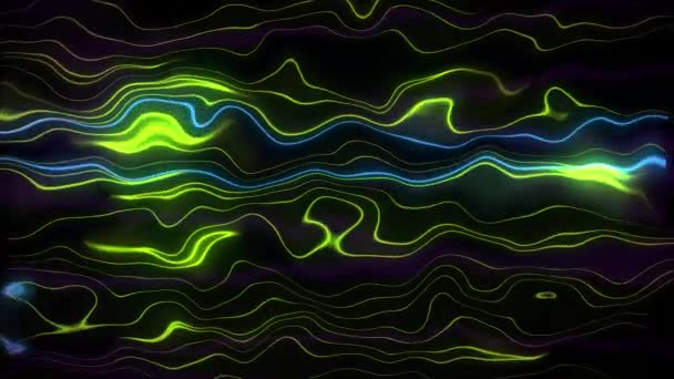 Lijn Nacht Beweging Grafiek Effect Kalm Voor Element Deeltjes Signaal — Stockvideo
