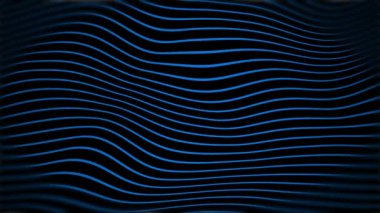 çizgi gece ve hareket grafik efekti element parçacıkları için sakin sinyal konsepti parlak mavi parıltı tasarımında en popüler soyut ışık parıltısı rengi döngü dalgası dijital akışıdır