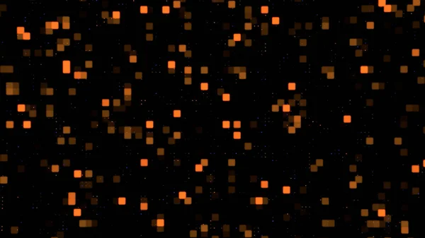 Темно Жовта Векторна Текстура Кольоровими Сніжинками Сучасному Абстрактному Геометричному Фоні — стокове фото