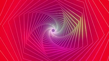 Altıgen desenli sıralı ve sarmal renk grafikleri vj döngü düzenleme 