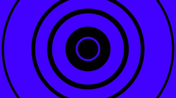 円のある抽象的な青と黒の背景 — ストック写真