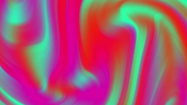 이것은 그래픽 디자인 애니메이션 무지개는 굴절시키는 페인트 흐름을 추상적 템플릿으로 — 비디오