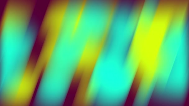 这是渐变色彩图形的设计和动画彩虹认为带抽象模板的环路轻液涂料流 — 图库视频影像