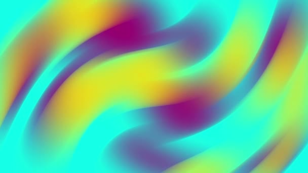 Dit Gradiënt Kleur Grafisch Ontwerp Animatie Regenboog Denken Looping Licht — Stockvideo