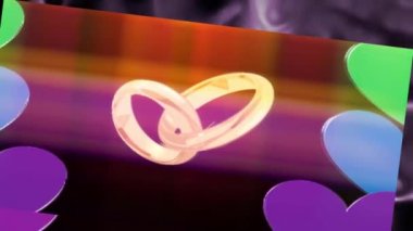 Bokeh ile soyut arkaplan