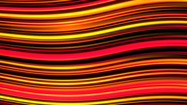 Light Red Yellow Vector Pattern Curved Lines — Stock Photo, Image