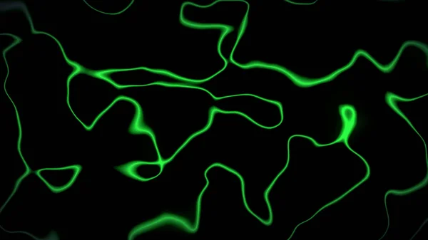 Зеленый Абстрактный Фон Линиями — стоковое фото