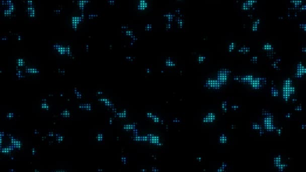 ネオンの背景 赤い線を持つ空のスペースの抽象的な背景 ホログラムを用いたホログラムの背景 — ストック動画