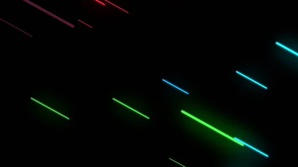 Soyut Işık Işınları Neon Arkaplan — Stok fotoğraf