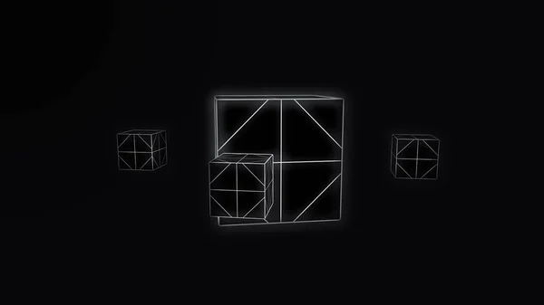 Abstracte Geometrische Blokjes — Stockfoto