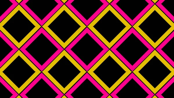Patrón Sin Costura Geométrico Negro Amarillo — Foto de Stock