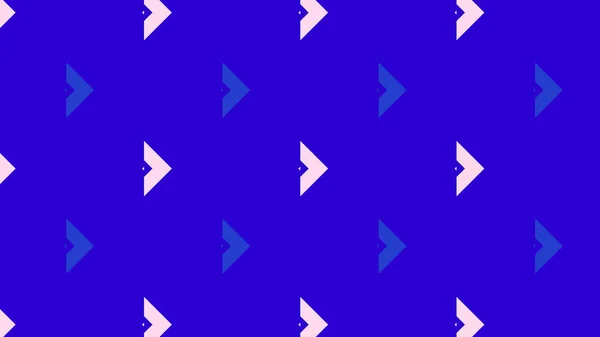 Icona Freccia Blu Isolato Modello Senza Soluzione Continuità Sfondo Rosso — Foto Stock