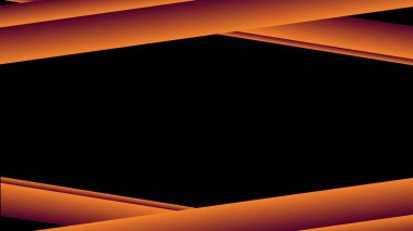 Siyah beyaz çizgileri olan modern turuncu arkaplan.