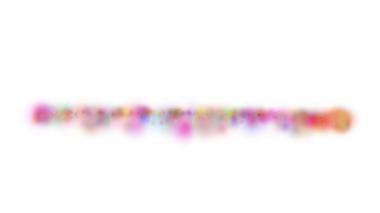 Siyah bir arkaplanda gökkuşağı renkli bir bulut oluşumu