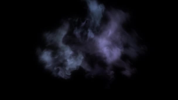 蒸気テクスチャと暗いの抽象的な背景 — ストック動画