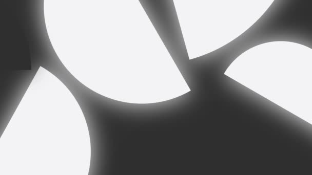 Абстрактний Чорно Білий Фон Ілюстрація Рендеринга — стокове відео