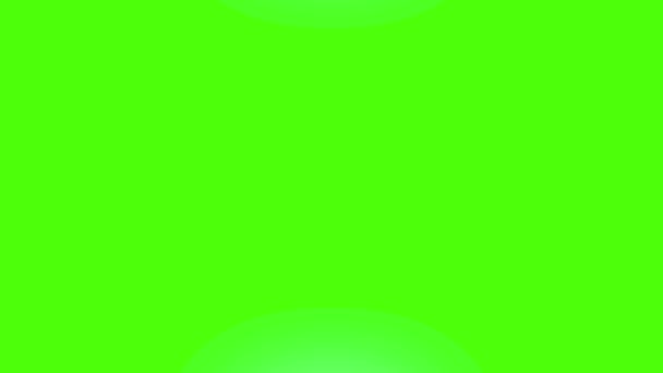 具有五彩斑斓形状和圆形的抽象绿色背景 — 图库视频影像