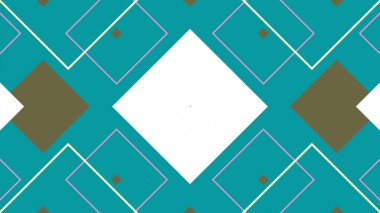 Beyaz kareli mavi ve kahverengi baklava deseni