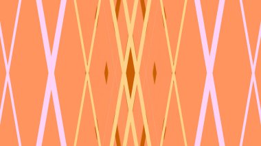 Turuncu ve pembe çizgilerden oluşan bir desen