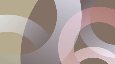 Dairesel şekilli renkli soyut bir tasarım.