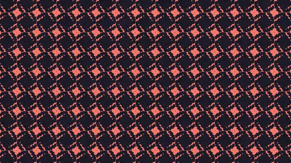 a black and pink plaid pattern with a red dot
