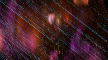 Parlayan parçacıklarla soyut arkaplan