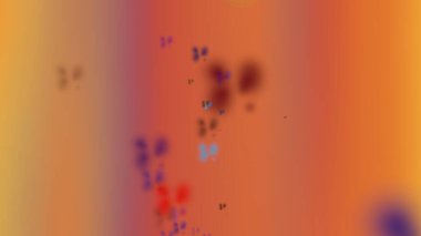 Bulanık desenli soyut çok renkli arkaplan