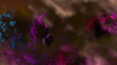 Soyut hareket arkaplanının dijital illüstrasyonu