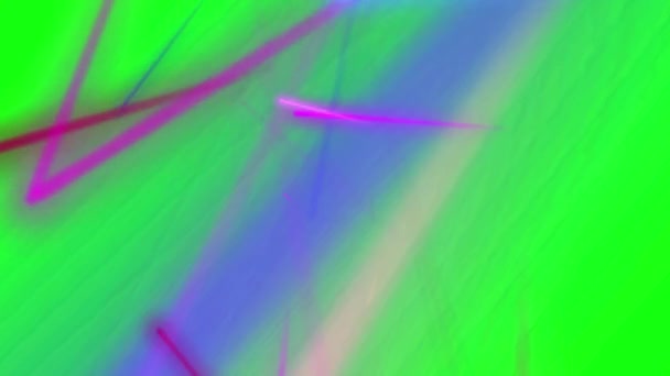 Fantasie Chaotische Kleurrijke Fractal Patroon Abstracte Fractal Vormen Weergave Illustratie — Stockvideo