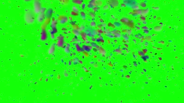 Праздничное Оформление Красочный Абстрактный Фон Светящаяся Текстура Сияющий Узор — стоковое видео
