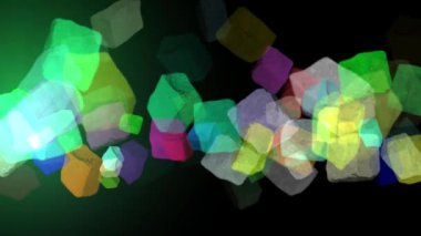 Renkli çokgenin soyut arkaplanı