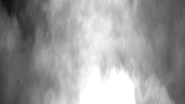 白色抽象烟雾背景纹理 — 图库视频影像