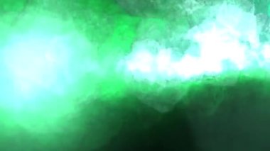 Bokeh ile soyut yeşil arkaplan