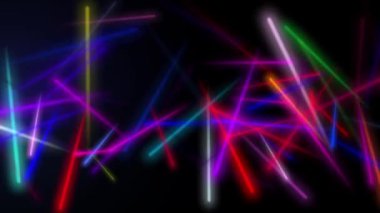 Soyut neon çizgileri arkaplanı