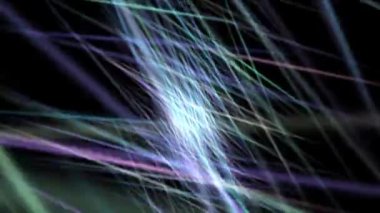 Parlak çizgiler ve noktalarla soyut arkaplan