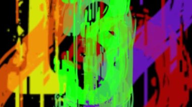 fantezi kaotik renkli fraktal desen. Soyut fraktal şekiller. 3d resimleme arkaplanı veya duvar kağıdı oluşturuluyor