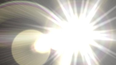 Parlak ışık ve mercek arka planı parlıyor