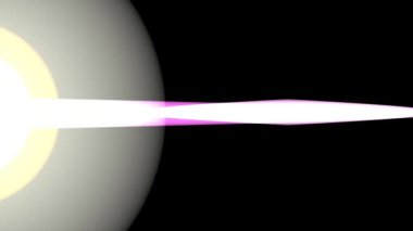 Siyah Renk Üzerine Bir Dijital Fraktal Resmi