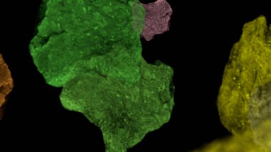 Renkli bir arkaplanın soyut 3 boyutlu canlandırması