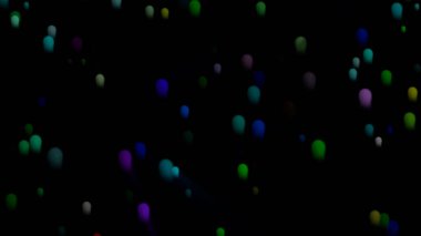 Bokeh efektli renkli bulanık arkaplan