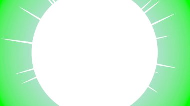 Çemberleri ve çizgileri olan soyut yeşil bir arkaplan. vektör illüstrasyonu.